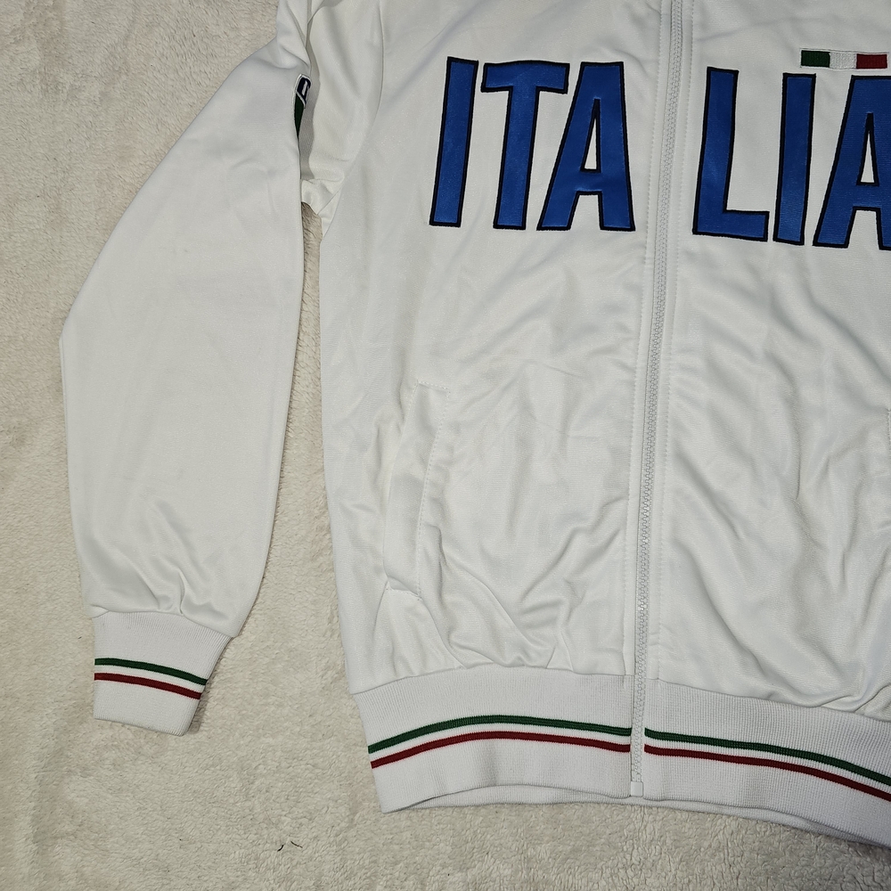 Italina White Jacket with Italia Emblem - Picture 3 of 11